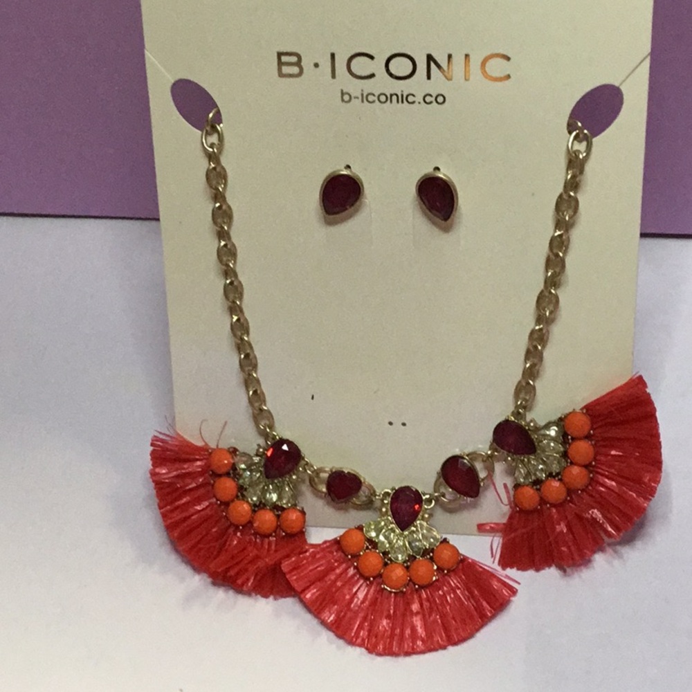 Necklace with free earrings